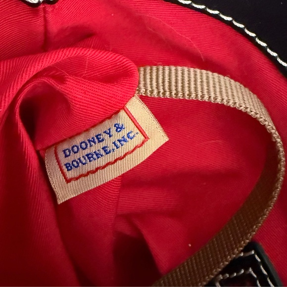 Dooney & Bourke Florentine Leather Ashton Tote Handbag in Black - Picture 7 of 8